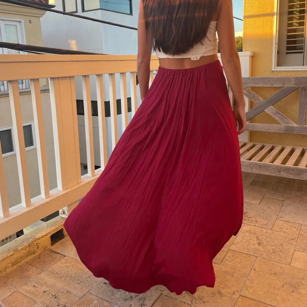 ACTIVE ruby high-low skirt - Picture 7 of 8